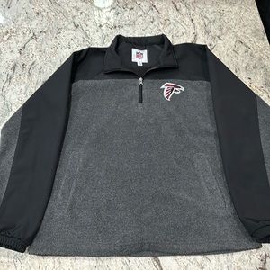 Barely Used NFL Falcons Medium Quarter Zip Jacket $25